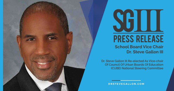 Dr. Steve Gallon III Reelected As Vicechair Of Council