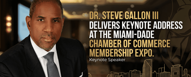 Dr Steve Gallon III Chamber of Commerce Speech